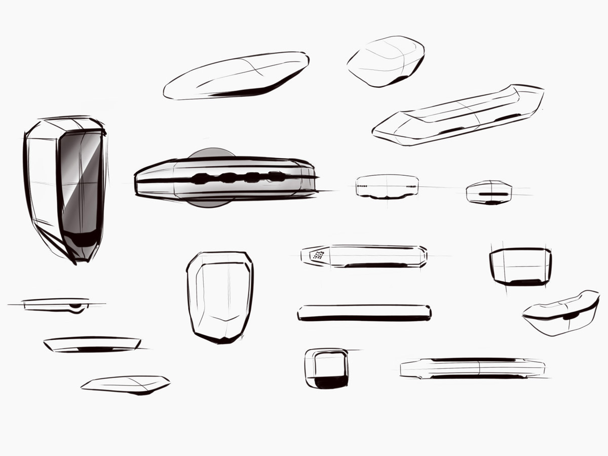 Consumer product design sketching